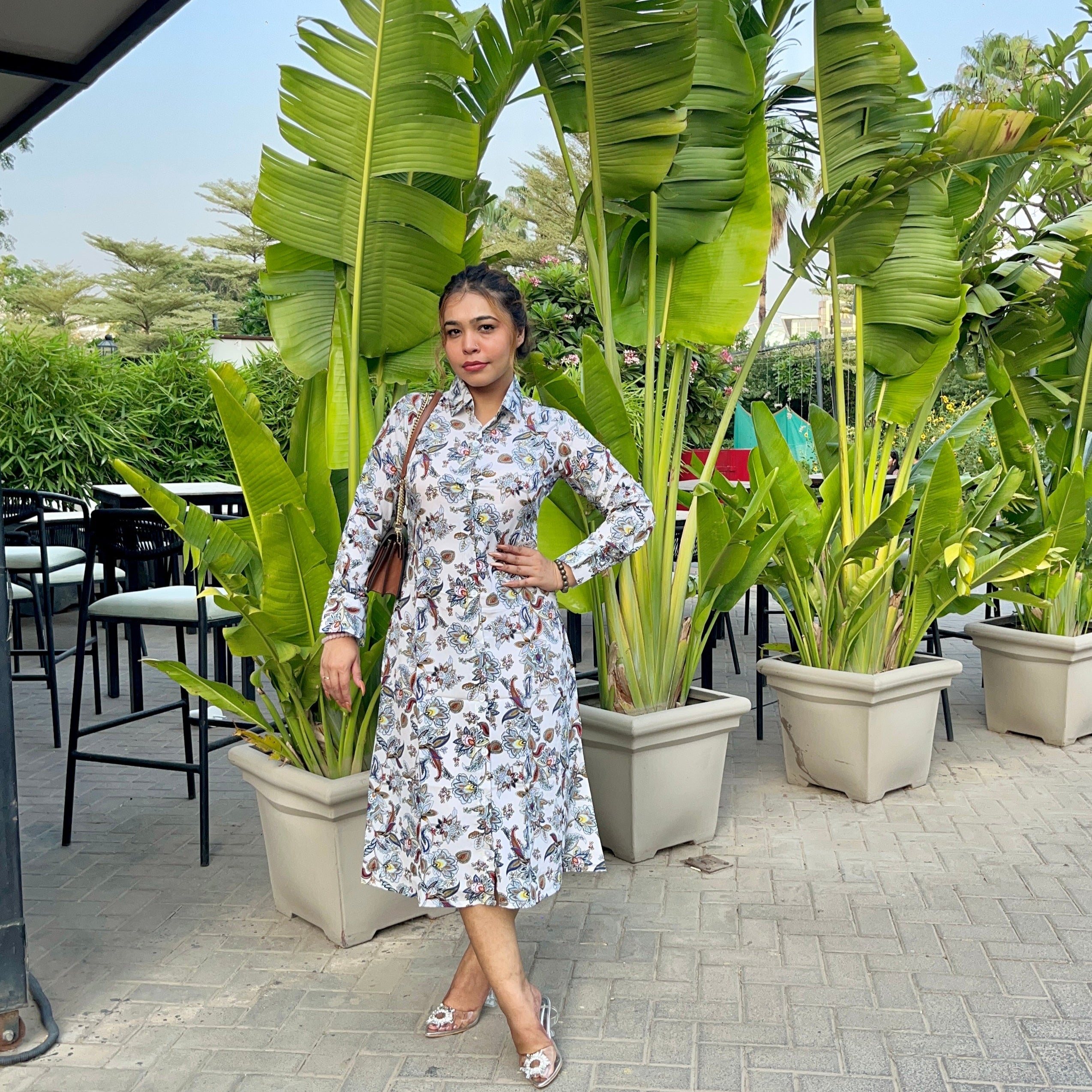 Floral Printed Maxi Dress